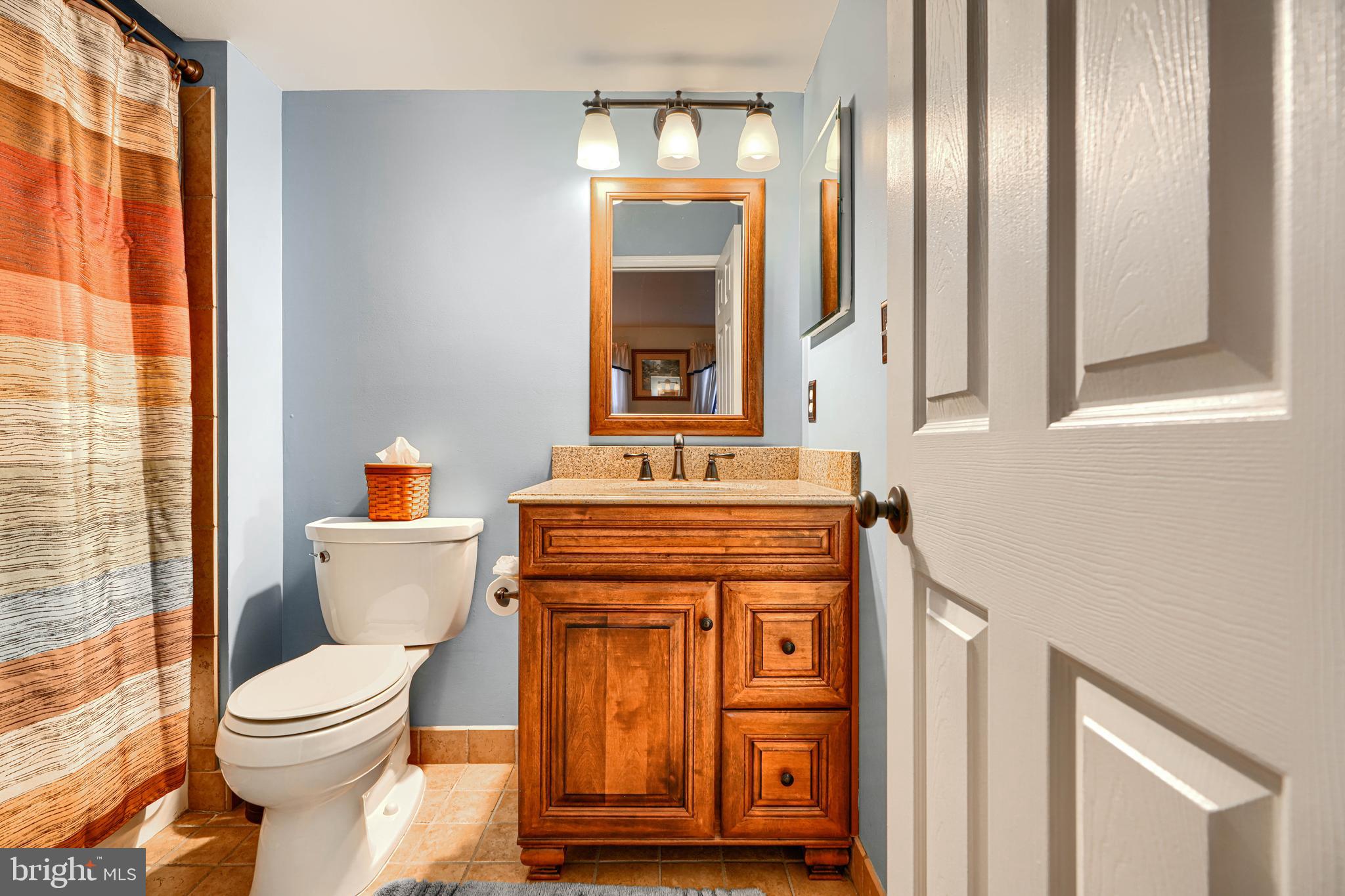 3 Horn Point Court Baltimore, MD 21234 - Photo 51 of 83 a bathroom with a toilet a sink and a mirror