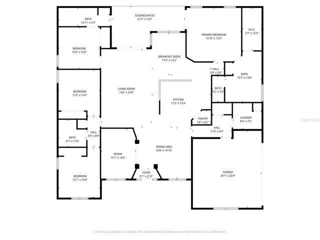 an aerial view of a house with a swimming pool