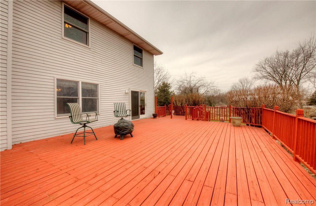 462 West Barron Road Howell, MI 48855 - Photo 40 of 65 Rear Deck View 1.jpg