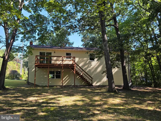 a view of a yard with street