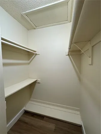 a view of walk in closet