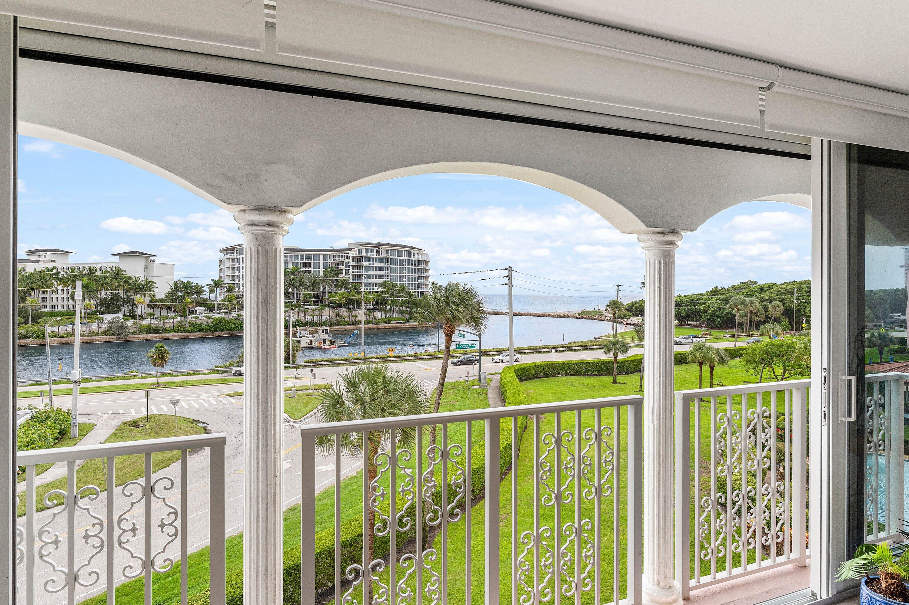 1001 East Camino Real, Unit 4040 Boca Raton, FL 33432 - Photo 32 of 44 a view of outdoor space with balcony