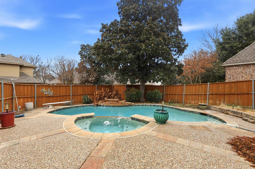 913 Cross Plains Drive Allen, TX 75013 - Photo 35 of 40 a view of a backyard