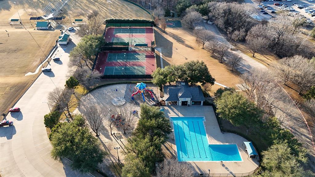 913 Cross Plains Drive Allen, TX 75013 - Photo 39 of 40 an aerial view of a house