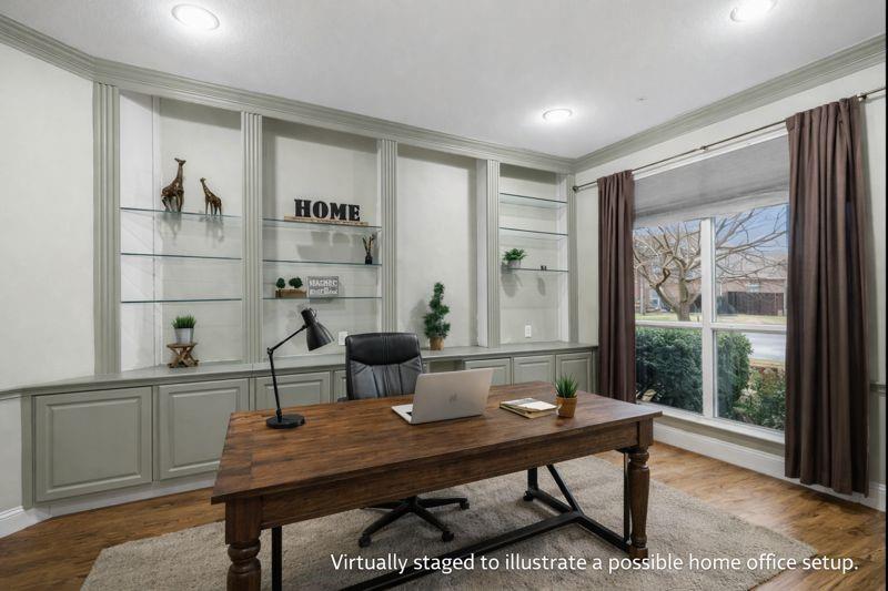 913 Cross Plains Drive Allen, TX 75013 - Photo 6 of 40 a view of a workspace with furniture