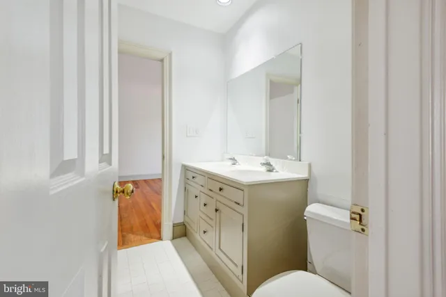 a view of a lake with lots of trees