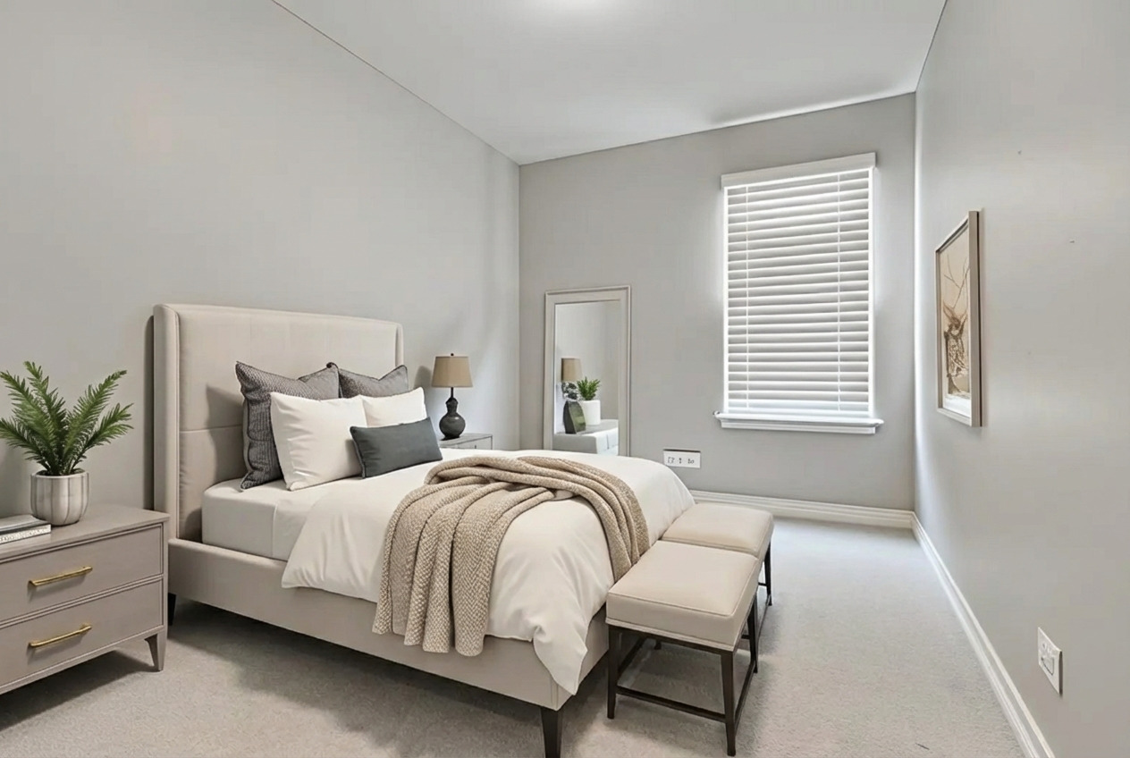 2615 Prairieview Lane Aurora, IL 60502 - Photo 18 of 24 a bedroom with a bed and a window