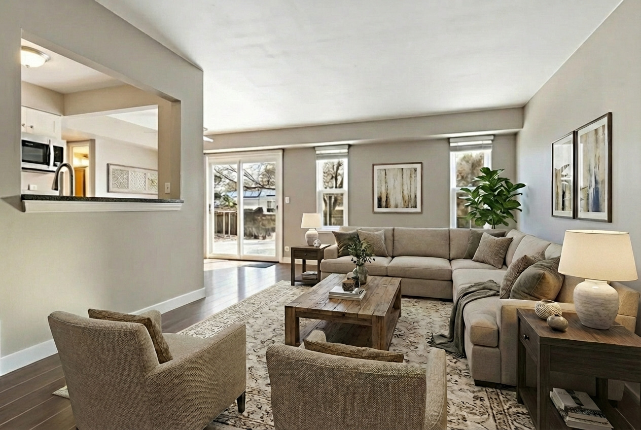 2615 Prairieview Lane Aurora, IL 60502 - Photo 6 of 24 a living room with furniture and a window