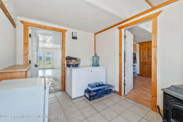 a view of a city with an ocean view