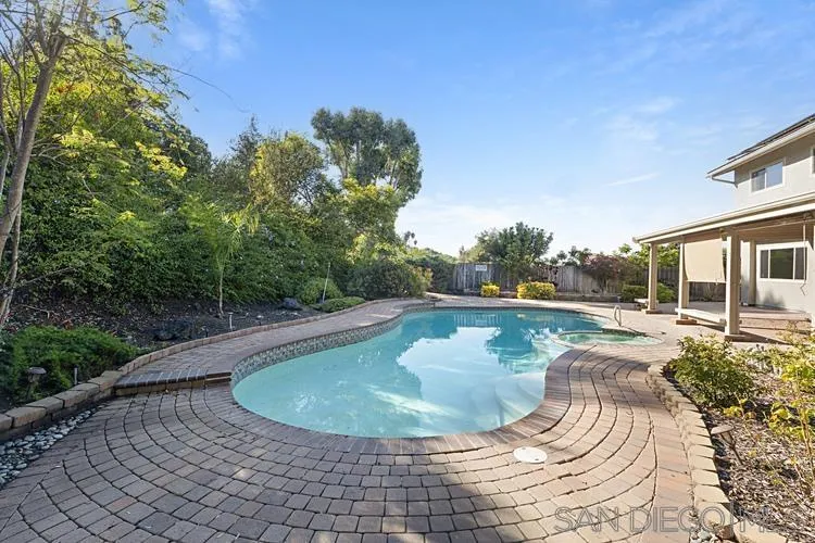 4334 Corral Canyon Road Bonita, CA 91902 - Photo 25 of 32 a view of a swimming pool with a sitting space