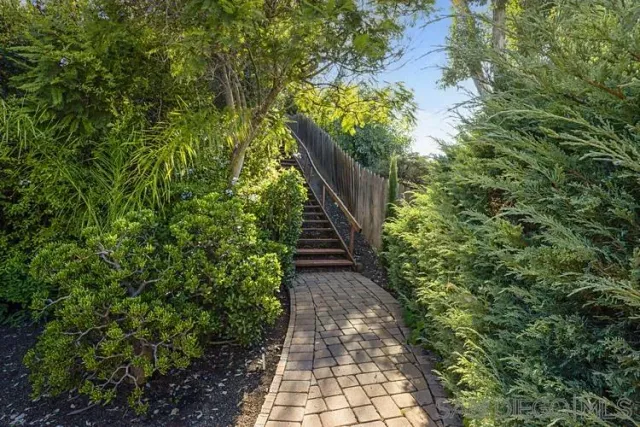 a view of city and mountain