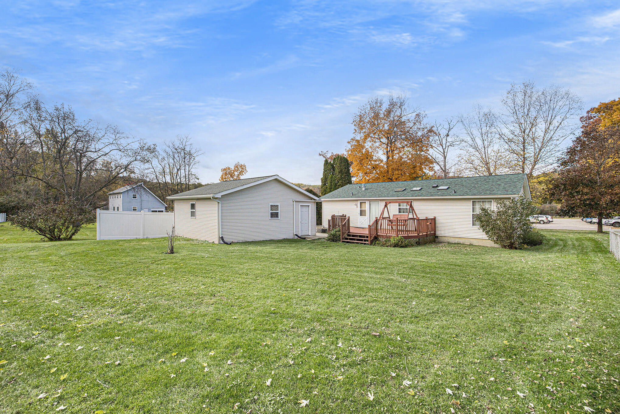 3349 Robinson Road Jackson, MI 49203 - Photo 20 of 22 20. Back Yard and 2 car garage