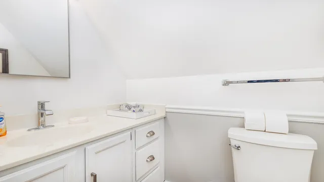 a bathroom with a sink and a toilet