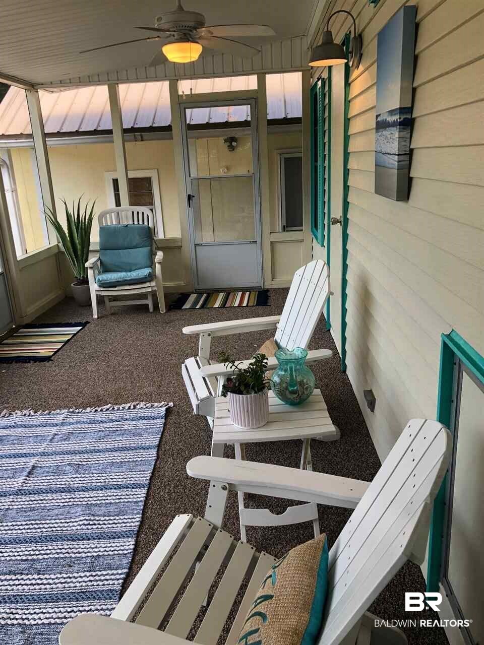 129 Defuniak Loop Lillian, AL 36549 - Photo 14 of 22 Large Screened porch