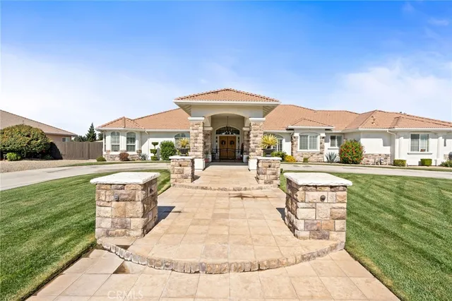 a view of a house with a swimming pool