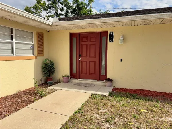 a view of a entryway door