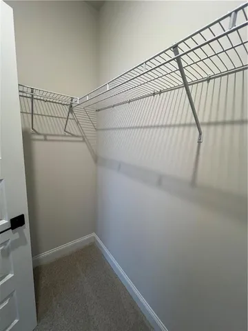 a view of walk in closet