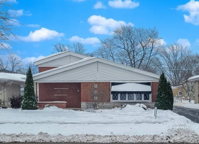 a view of a porch with wooden floor
