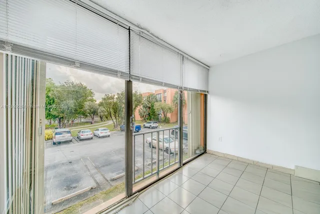 a view of a room with window