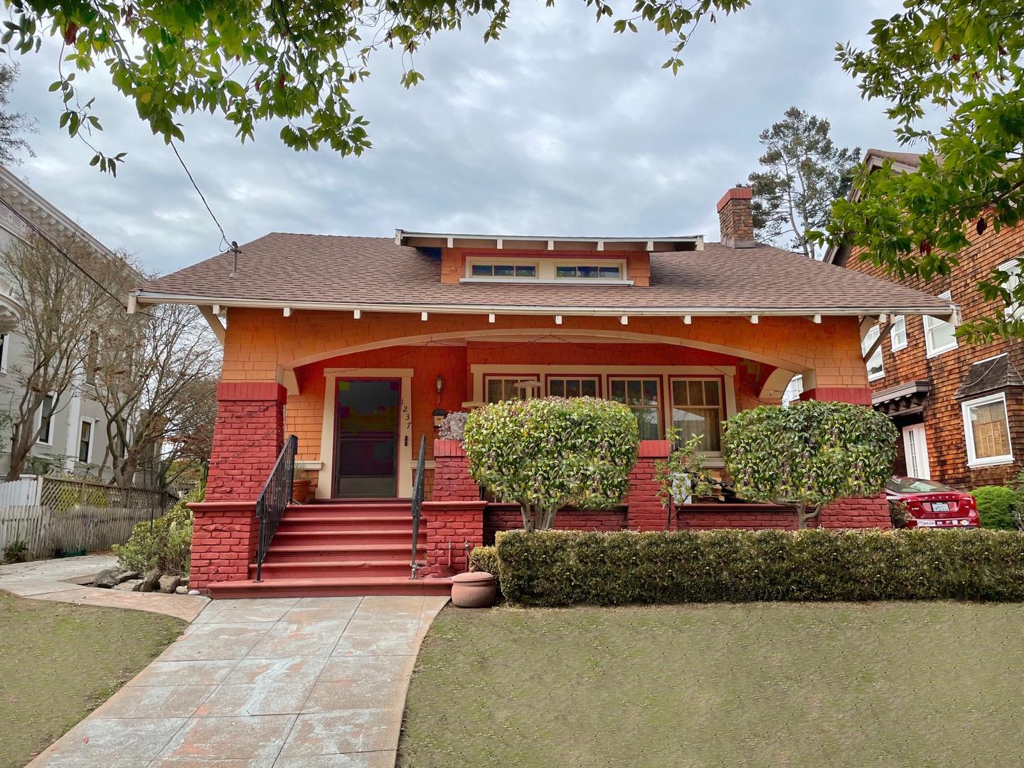 1237 Sherman Street Alameda, CA 94501 - Photo 1 of 1 a front view of a house with a yard