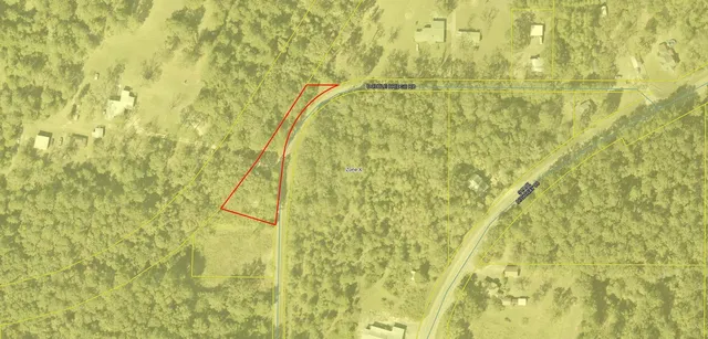 a view of a dry yard