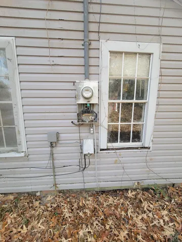 a view of a house with a door