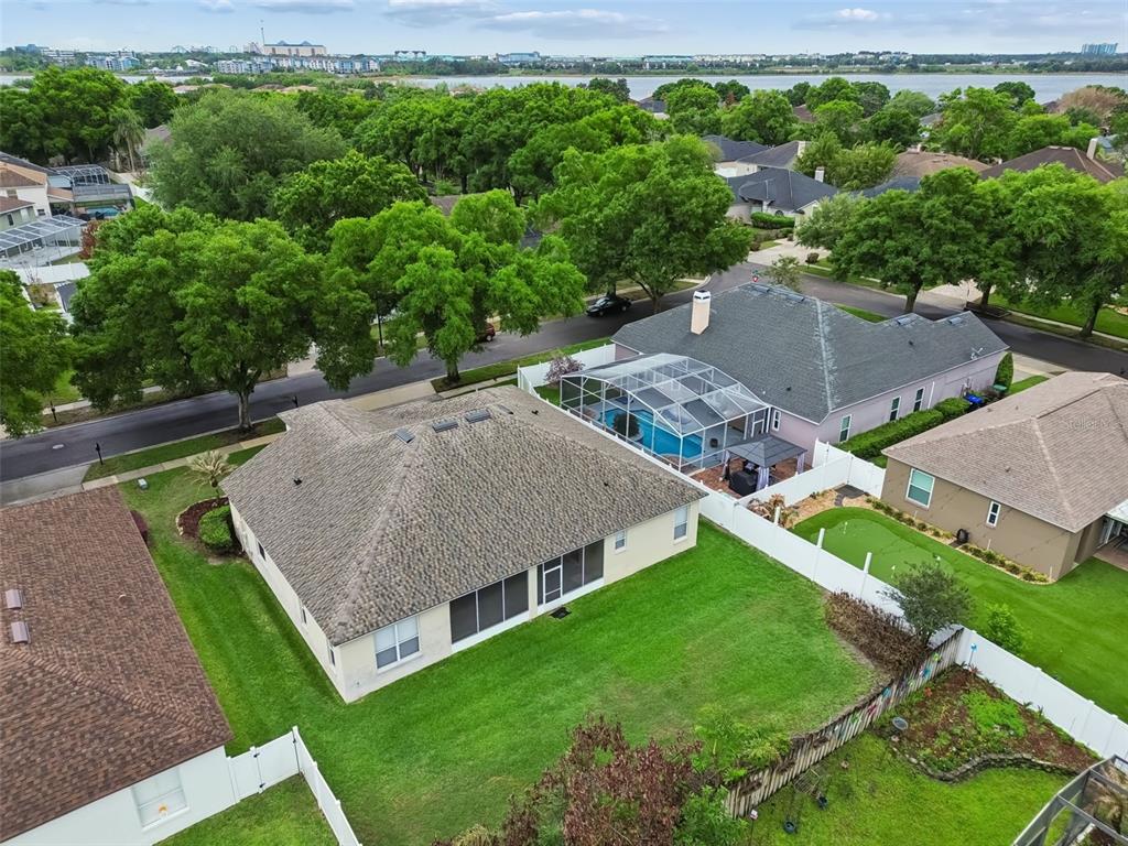 10118 Shortwood Lane Orlando, FL 32836 - Photo 49 of 53 an aerial view of a house with garden