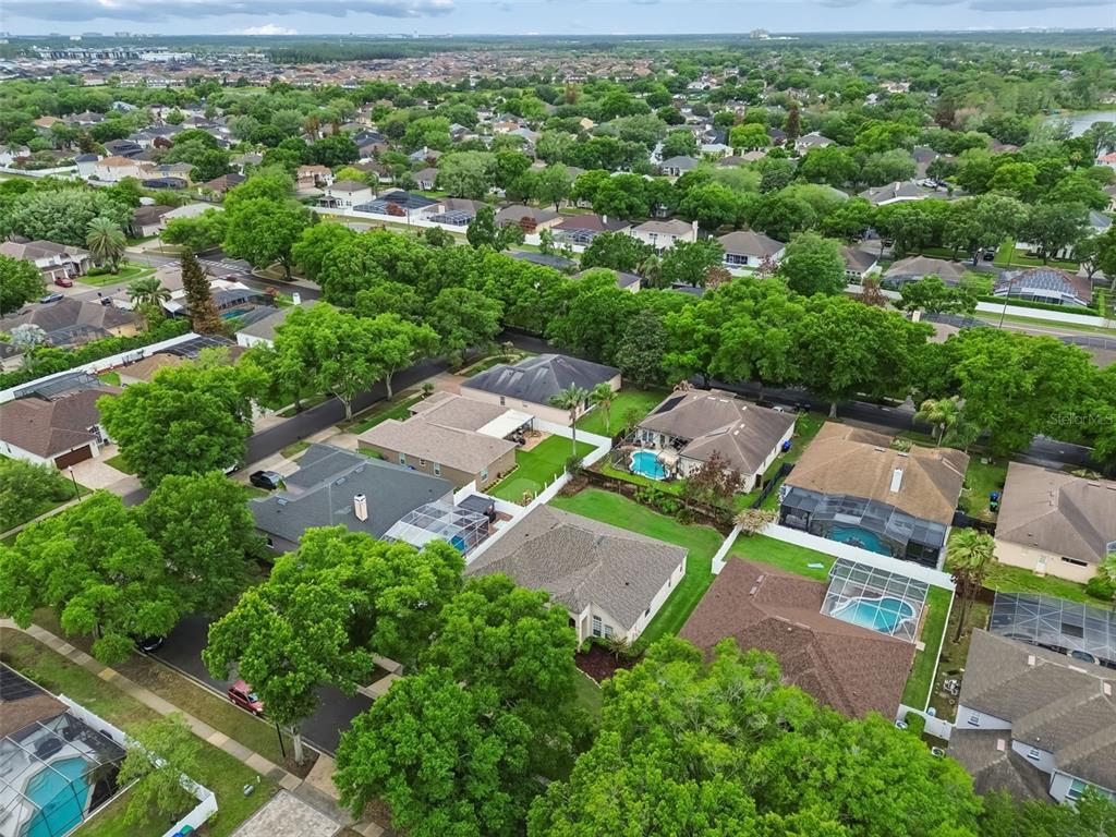 10118 Shortwood Lane Orlando, FL 32836 - Photo 51 of 53 an aerial view of residential houses with outdoor space and street view