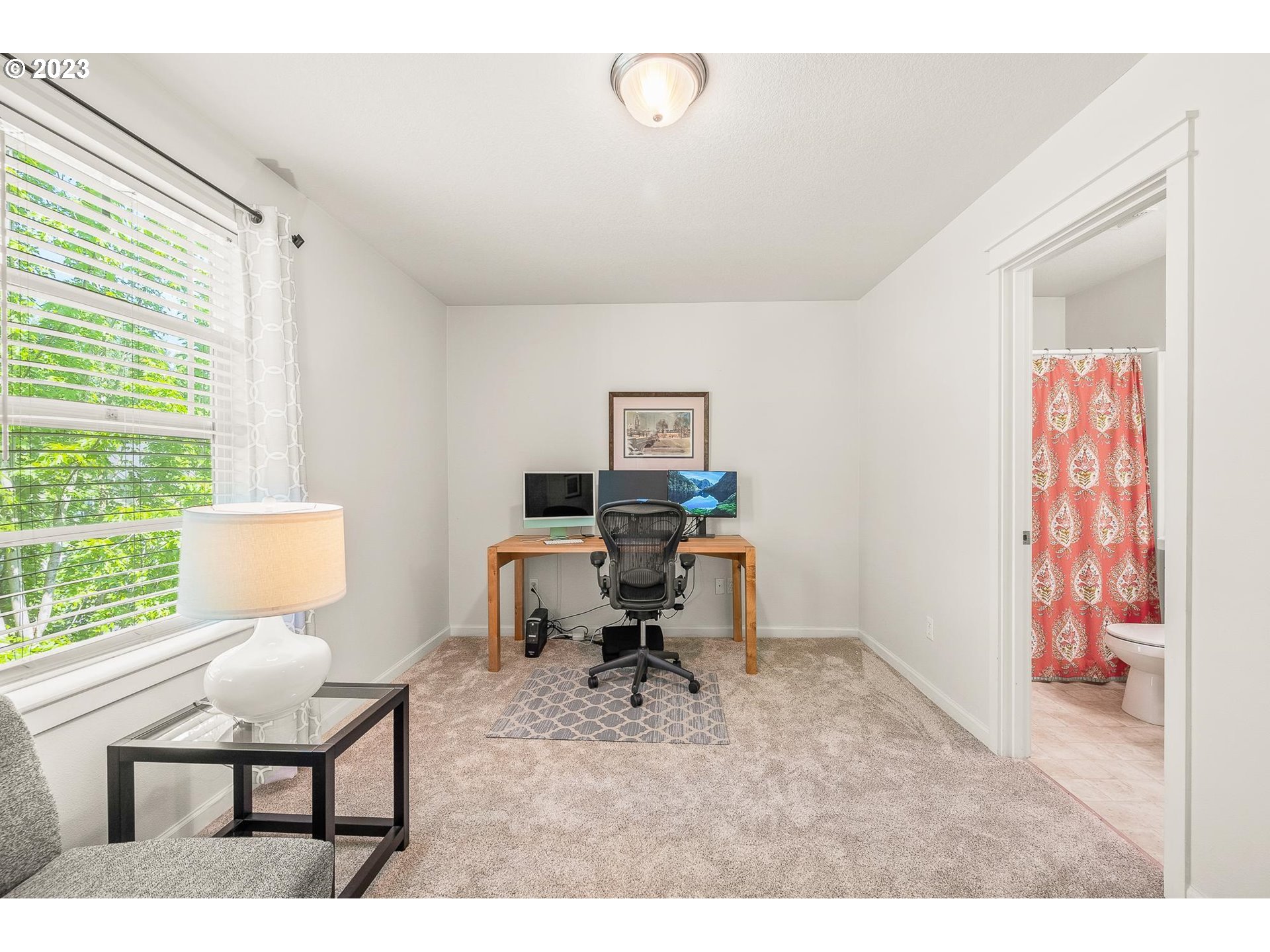 2830 Northeast Blossom Hill Road Fairview, OR 97024 - Photo 15 of 34 a workspace with furniture and a window