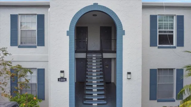 a view of a entryway door of the house