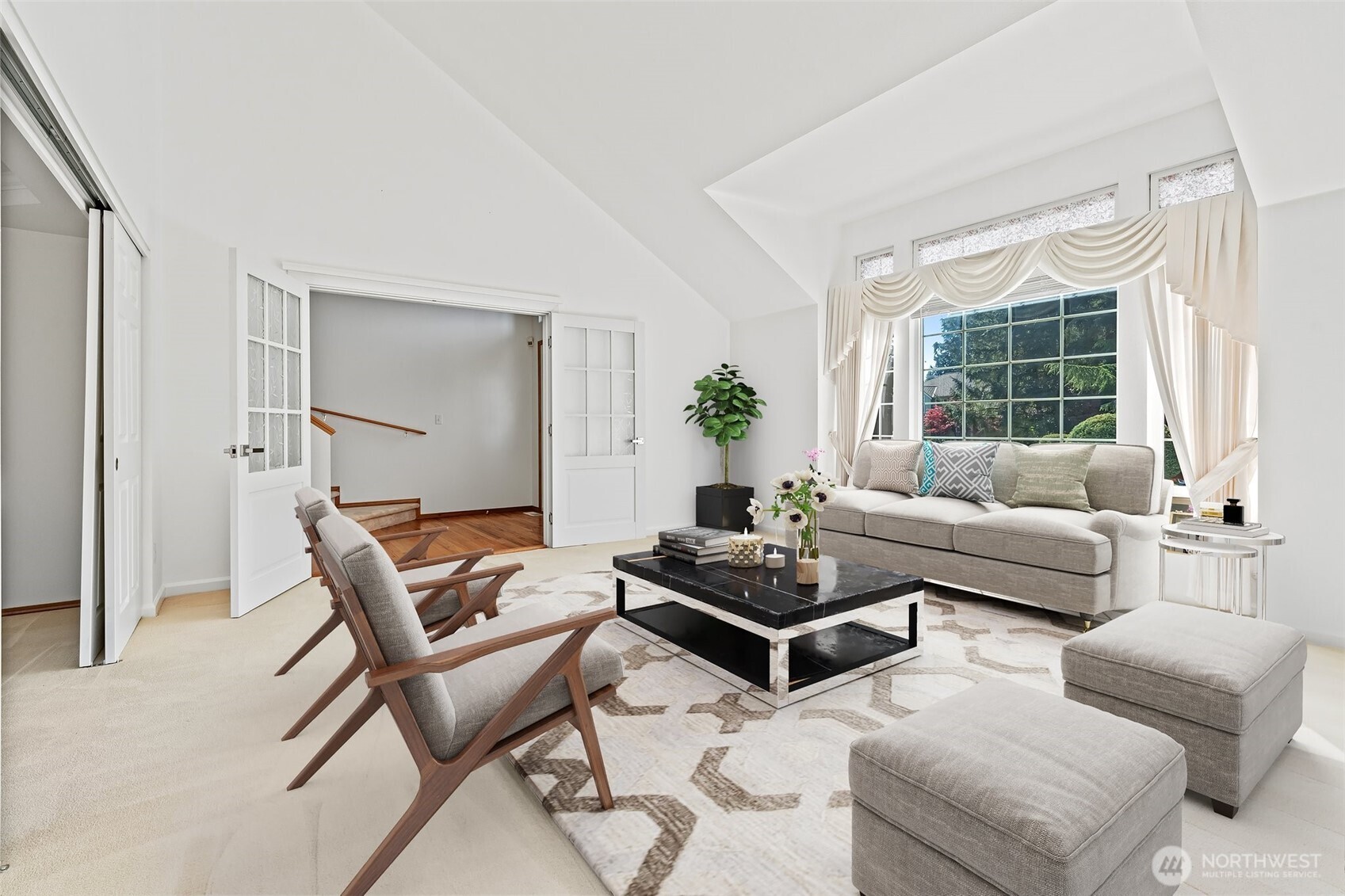 9536 Marlbrook Loop Southeast Olympia, WA 98513 - Photo 16 of 40 a living room with furniture and a large window