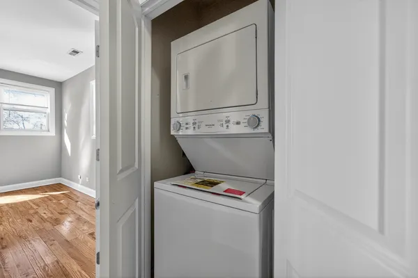 a room with storage and utility