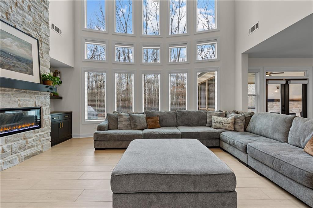 4895 Cool Springs Road Winston, GA 30187 - Photo 22 of 85 a living room with furniture fireplace and a couch