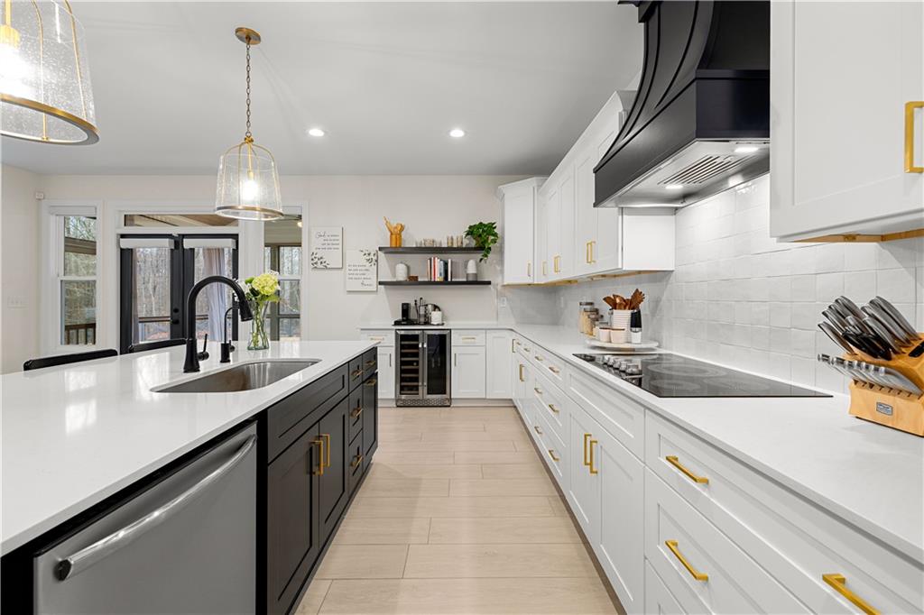4895 Cool Springs Road Winston, GA 30187 - Photo 28 of 85 a kitchen with kitchen island granite countertop lots of counter top space