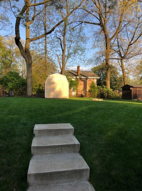 4707 Curry Road Whitehall, PA 15236 - Photo 14 of 19 Manicured Fenced -In Rear Yard W/Newer Cement Patio & Storage Shed.