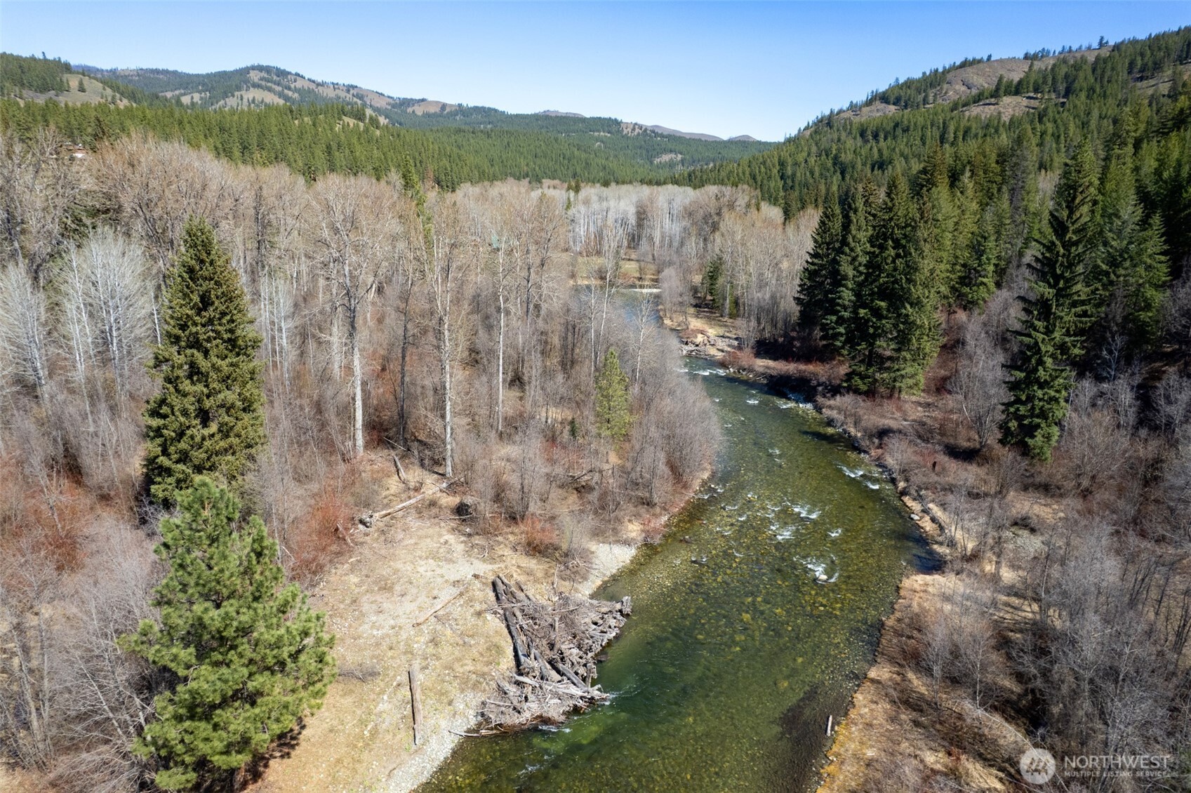 929 A Twisp River Road Twisp, WA 98856 - Photo 15 of 19 a view of lake with a mountain