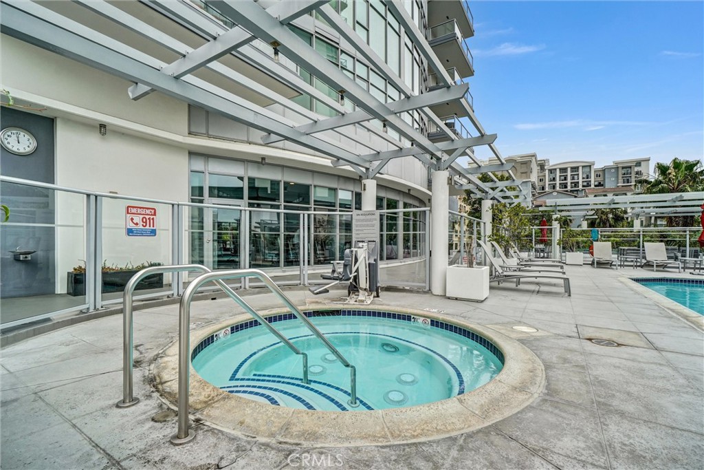 411 West Seaside Way, Unit 1804 Long Beach, CA 90802 - Photo 37 of 55 a view of a swimming pool with outdoor seating