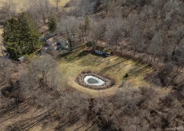 a backyard of a house