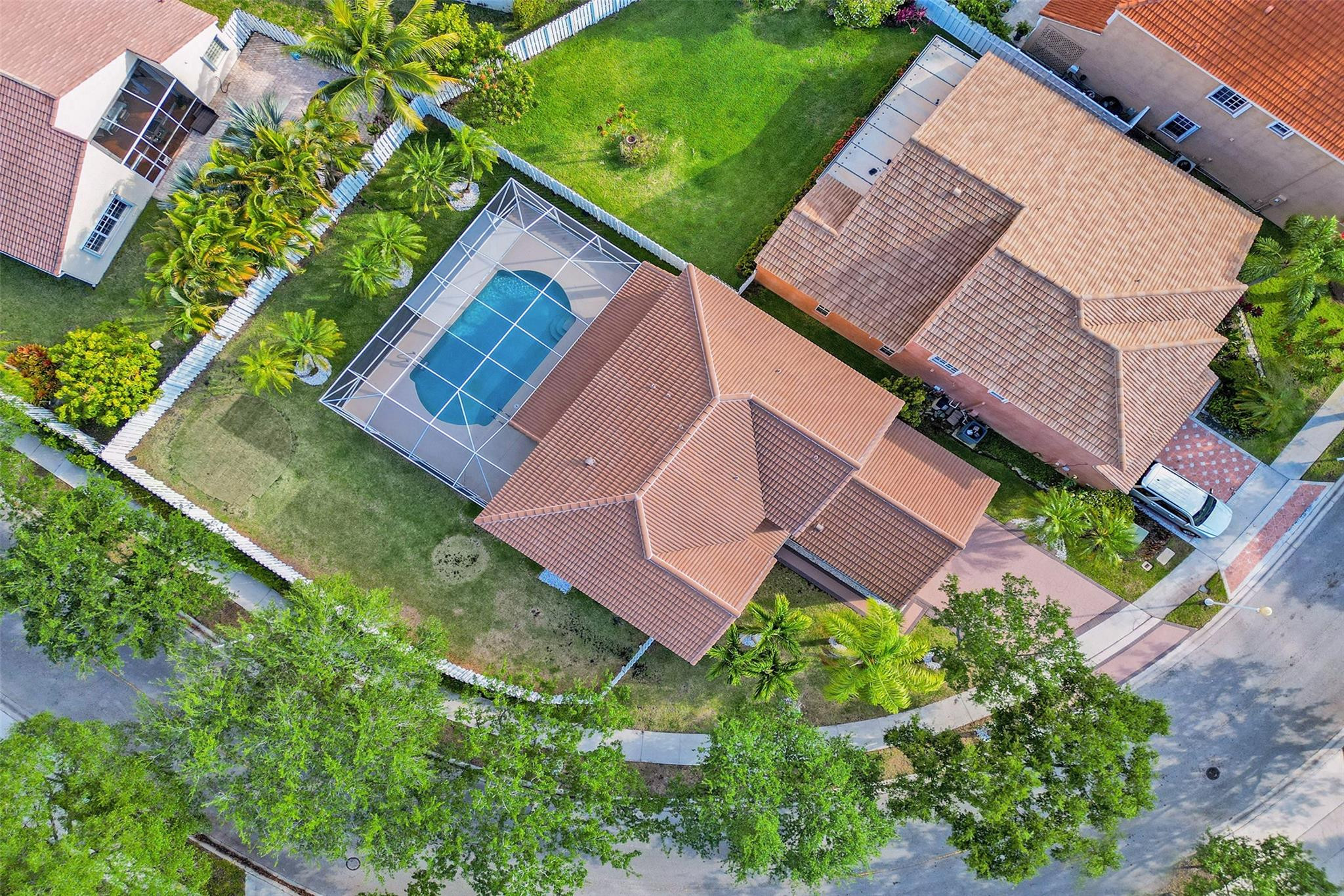 574 Slippery Rock Road Weston, FL 33327 - Photo 61 of 64 an aerial view of a house