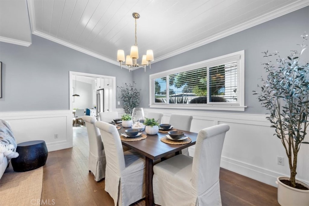 1416 11th Street Manhattan Beach, CA 90266 - Photo 11 of 28 a view of a dining room with furniture window and wooden floor