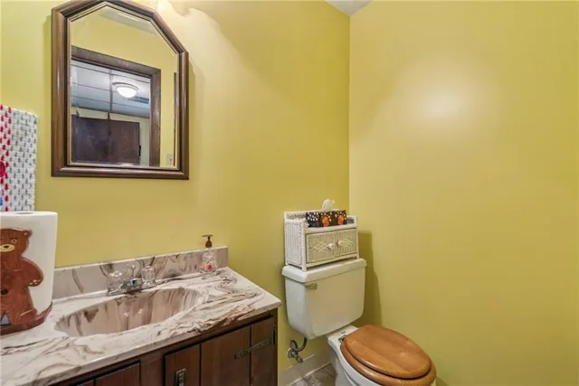 a bathroom with a sink and a toilet