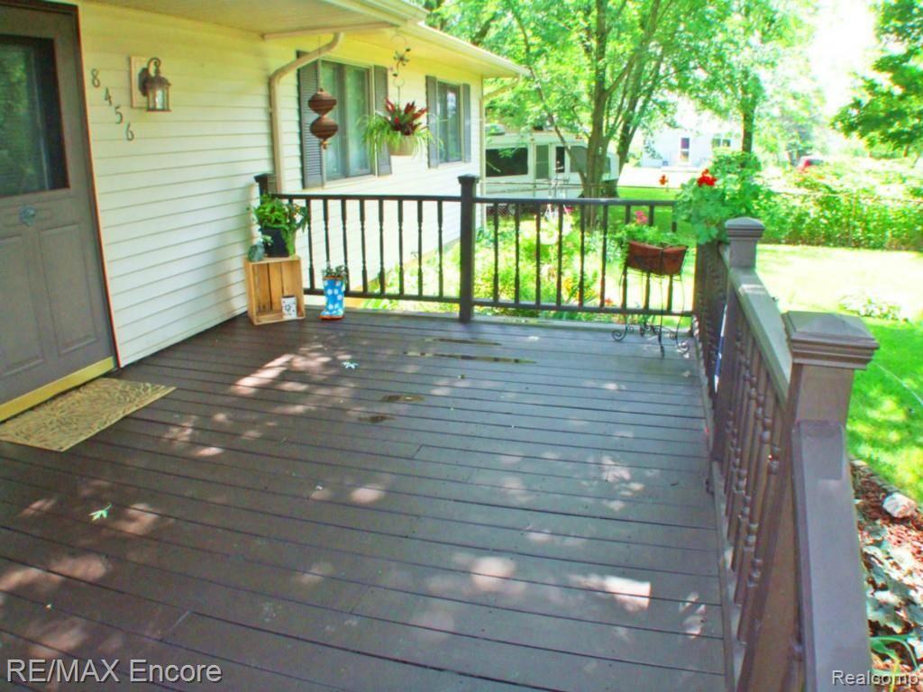 8456 Clarridge Road Clarkston, MI 48348 - Photo 20 of 22 Deck on the front of the house.