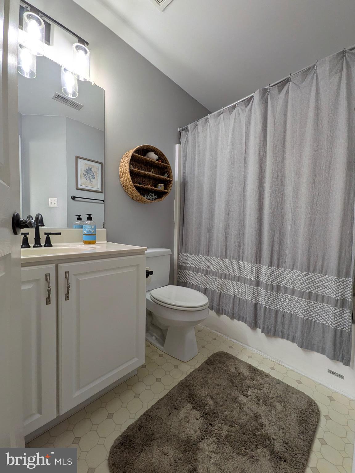112 Chessie Court Chester, MD 21619 - Photo 27 of 37 a bathroom with a sink a toilet and mirror