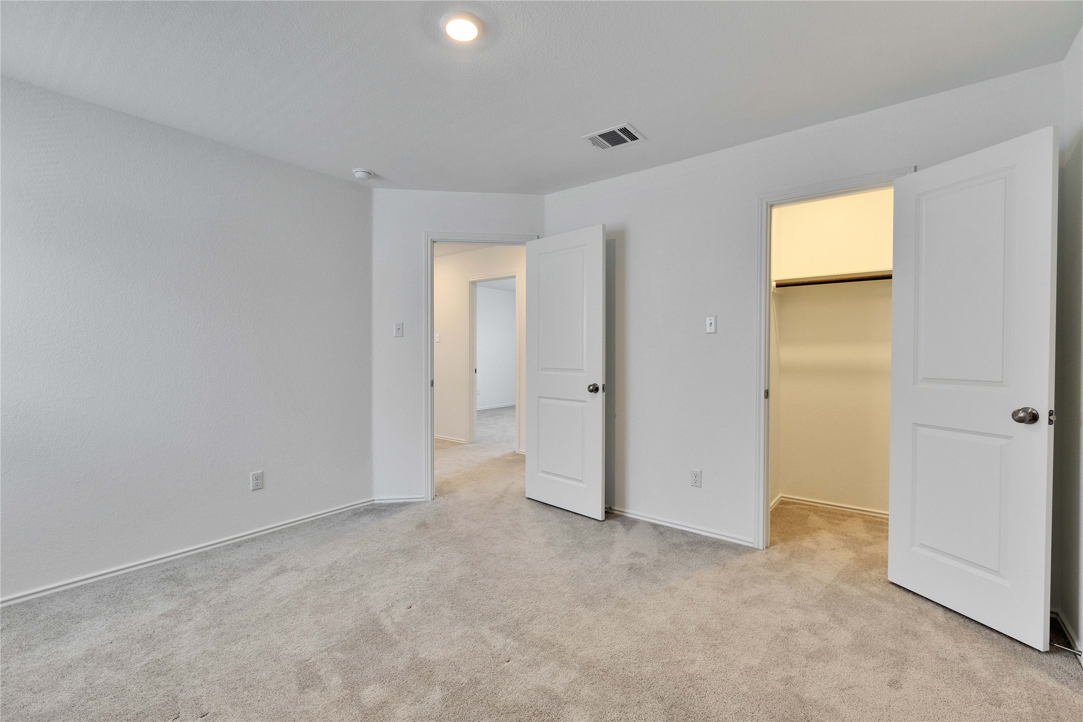 206 Canley Loop Hutto, TX 78634 - Photo 22 of 31 Upstairs bedroom with a walk in closet.