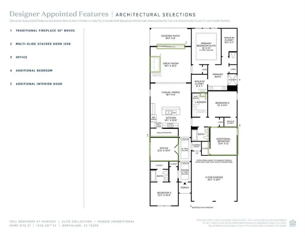 $549,000 | 1450 20th Street, Northlake, TX 76226