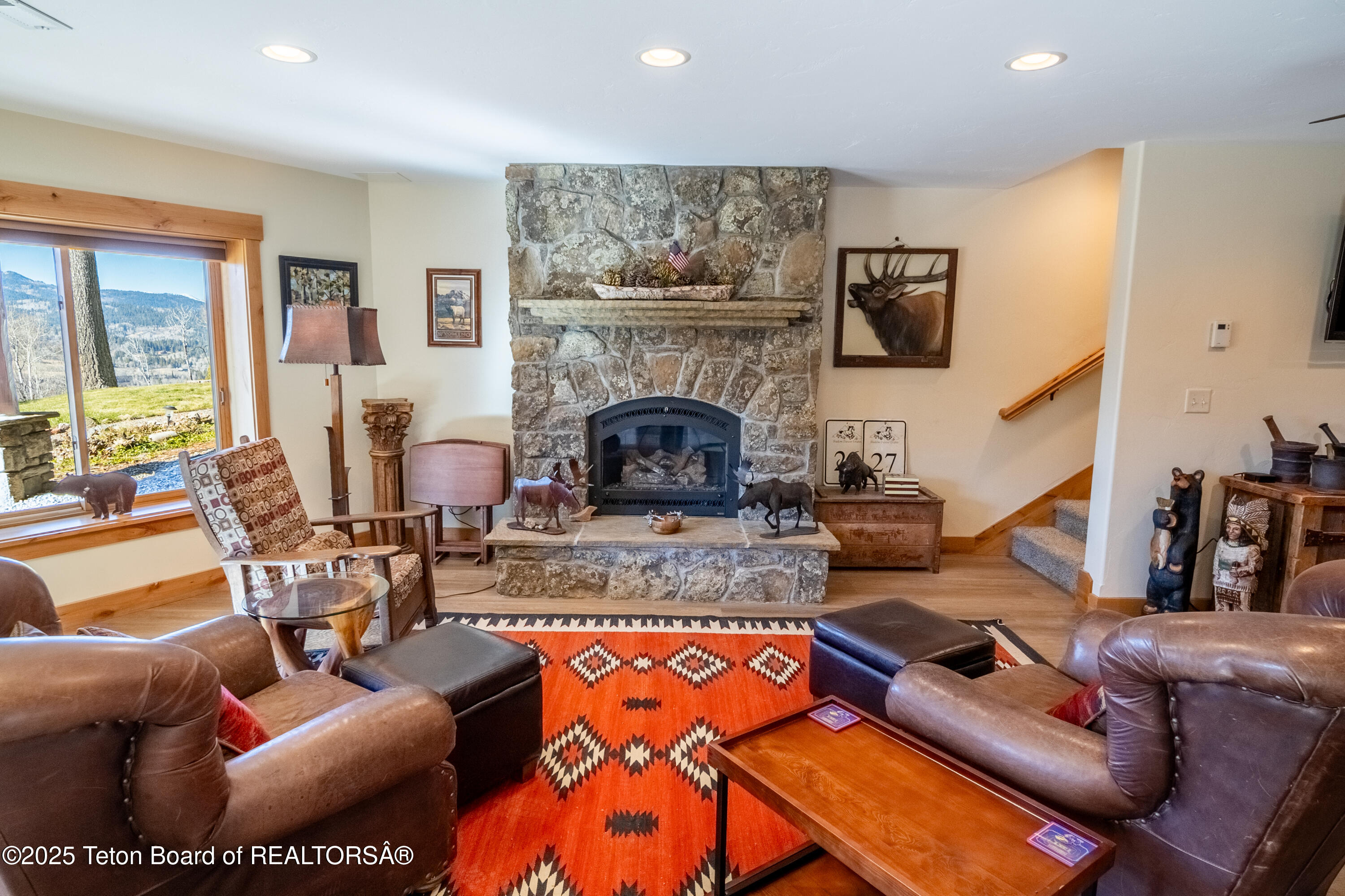 1558 Trail Ridge Road Alpine, WY 83128 - Photo 30 of 49 Lower Level Living