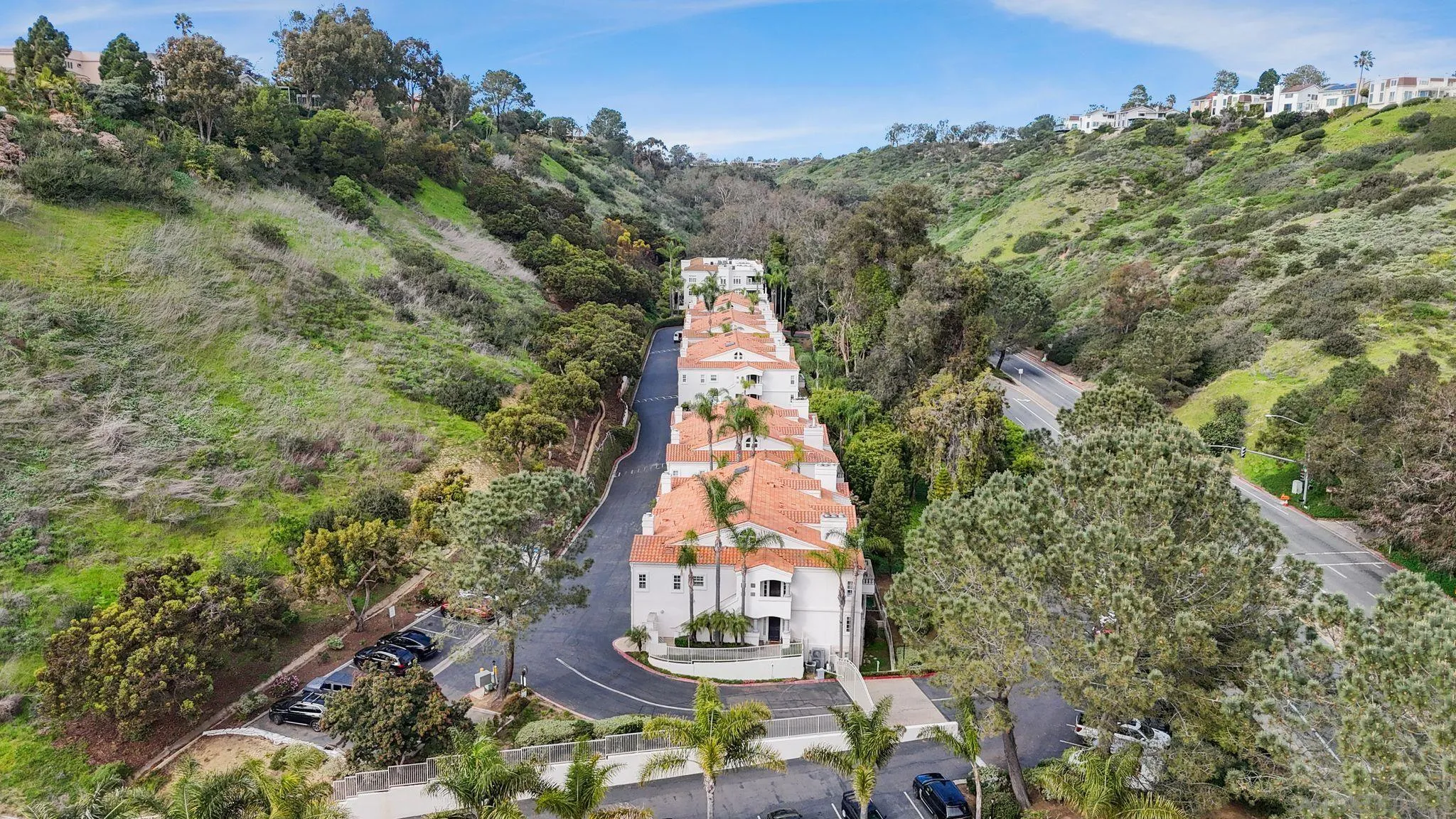 2842 Torrey Pines Road La Jolla, CA 92037 - Photo 22 of 45 an aerial view of a house with a yard and lake view