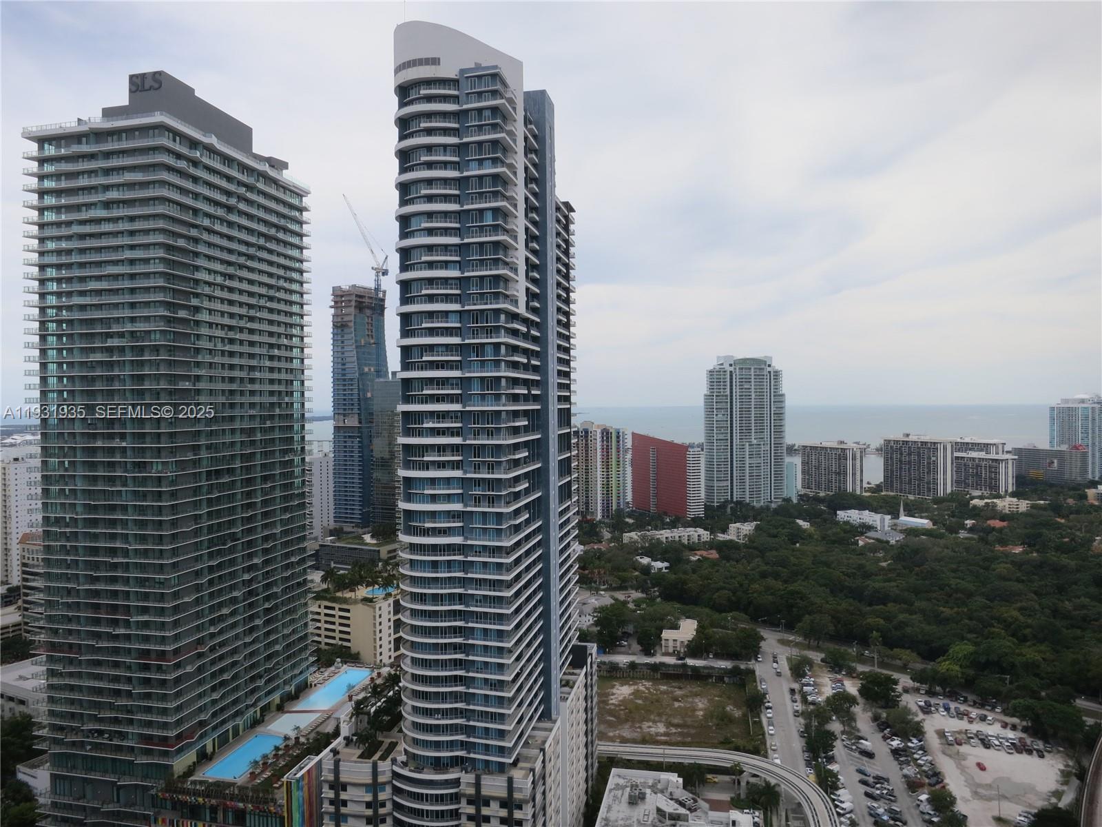 79 Southwest 12th Street, Unit 3502S Miami, FL 33130 - Photo 13 of 18 a city view with tall buildings