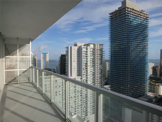 a view of balcony with city view