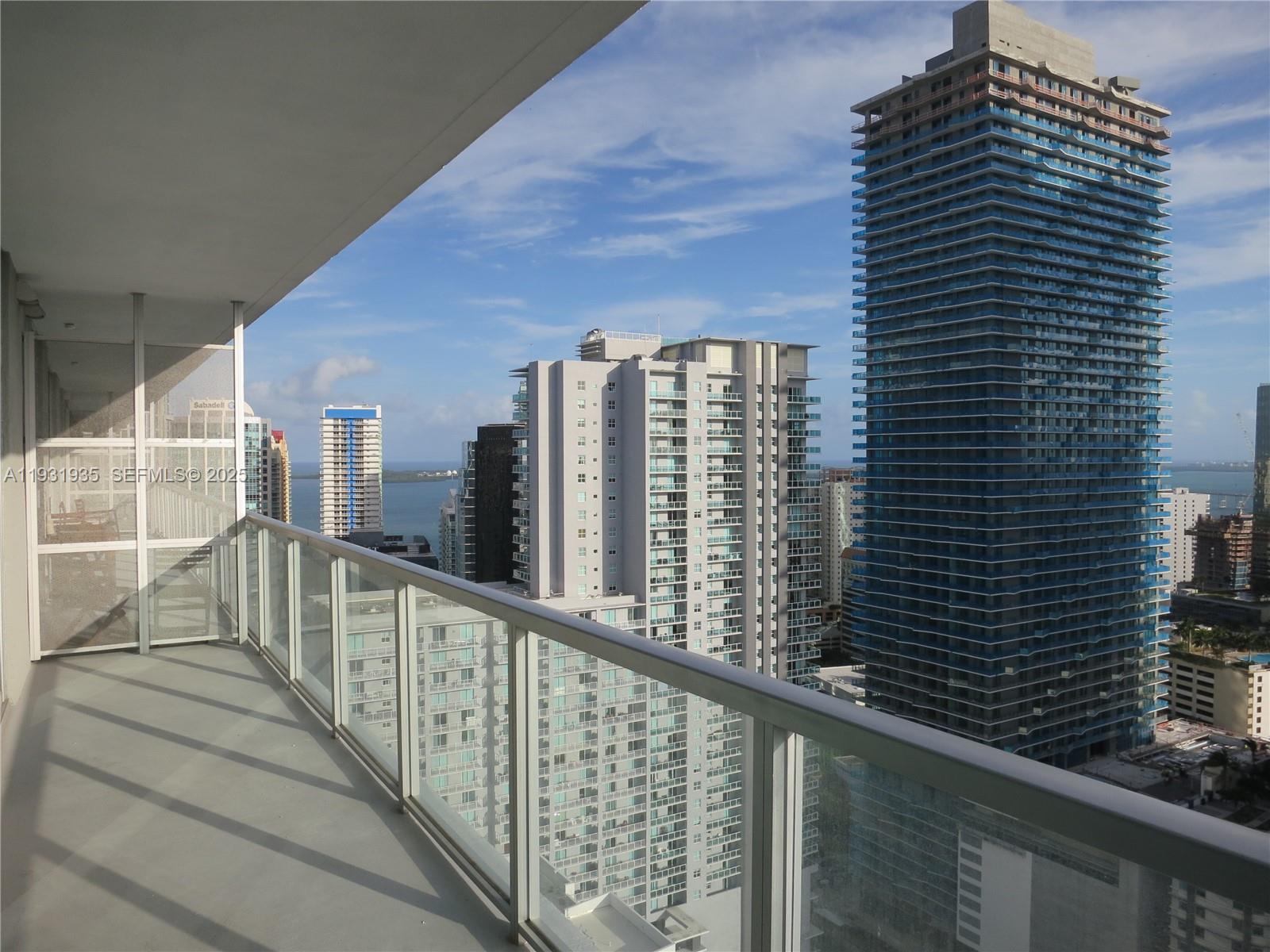 79 Southwest 12th Street, Unit 3502S Miami, FL 33130 - Photo 15 of 18 a view of balcony with city view